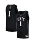 Фото #1 товара Футболка adidas мужская #1 Черная Mississippi State Bulldogs Swingman Basketball Jersey