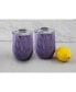 Фото #5 товара 12 Oz Geode Decal Stainless Steel Wine Tumblers, Pack of 2