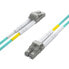 OM3 LC to LC Fibre Optic Patch Cable 0.5 m (1.6 ft) Multimode Duplex 50/125 Fibre Optic Cable for 10Gb/Gigabit SFP Transceiver, Multi-Way