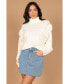 ფოტო #1 პროდუქტის Women's Christie Fringe Knit Sweater