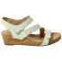 Фото #2 товара VANELi Kabie Wedges Womens White Casual Sandals 308143