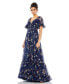ფოტო #2 პროდუქტის Women's Women's Ieena Flounce Sleeve Floral Maxi Dress