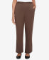 Petite Wine Countryside Seam Pocket Medium Length Pants