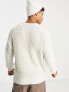 Фото #3 товара New Look heavy cable knit jumper in off white