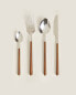 Set of spoons with round handle detail
