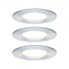 Фото #2 товара PAULMANN 934.98 - Recessed lighting spot - 3 bulb(s) - LED - 2700 K - 460 lm - Aluminium