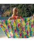Фото #2 товара Velour Printed Beach Towel (Beach Themed Design Options), 30x60 in., Soft Cotton