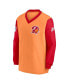 ფოტო #2 პროდუქტის Men's Orange Tampa Bay Buccaneers Throwback V-Neck Pullover Windbreaker