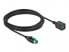 Фото #6 товара Delock 85983 - 4 m - Black - Cable - Digital, Extension Cable shielded 4 m