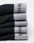 Abercrombie & Fitch 5 pack preformance grey contrast logo waistsband trunks in black Черный, XXL - W38 - фото #3