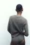 Фото #12 товара Базовый свитер из 100% шерсти ZARA