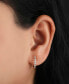 ფოტო #2 პროდუქტის Diamond Small Hoop Earrings (1/3 ct. t.w.) in 14k Gold