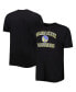 Фото #2 товара Men's Black Golden State Warriors Big and Tall Heart and Soul T-shirt