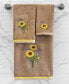 Textiles Turkish Cotton Girasol Embellished Hand Towel Set, 2 Piece