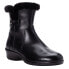 Propet Waylynn Zippered Booties Womens Black Casual Boots WFX185LBLK