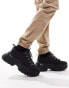 Фото #1 товара ASOS DESIGN hiker trainers in black with chunky sole