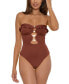 ფოტო #4 პროდუქტის Women's Buckle-Up One-Piece Swimsuit