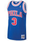 Фото #3 товара Men's Allen Iverson Royal Philadelphia 76Ers 1996-97 Hardwood Classics Swingman Jersey