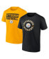 Фото #1 товара Men's Pittsburgh Steelers Serve T-Shirt Combo Pack