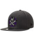 ფოტო #2 პროდუქტის Men's Charcoal Black Panther Wakanda Forever Adjustable Snapback Hat