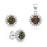 Фото #1 товара Beautiful opal jewelry set SET231WBC (earrings, pendant)
