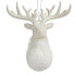 Фото #2 товара Новогоднее украшение Северный олень Белый Пластик Пурпурин 14 x 15,5 x 7 cm (24 штук)