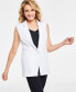 Фото #1 товара Petite One-Button Sleeveless Blazer, Created for Macy's