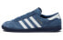 Фото #1 товара adidas originals Hamburg 耐磨 低帮 板鞋 男款 蓝色 / Кроссовки Adidas originals Hamburg GW9640