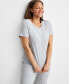 Фото #7 товара Women's Cotton Blend Short-Sleeve Sleep Tee XS-3X, Created for Macy's
