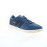 Фото #4 товара Gola Inca Suede CMA687 Mens Blue Suede Lace Up Lifestyle Sneakers Shoes 13