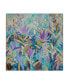 Фото #1 товара Sue Davis Purple Garden Abstract Modern Canvas Art - 27" x 33"