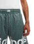 Jack & Jones loose fit basketball short in green