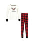 ფოტო #1 პროდუქტის Big Boys Cotton Pajama Set, Moose Be Dreaming