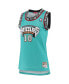 Women's Mike Bibby Turquoise Vancouver Grizzlies 1998-99 Hardwood Classics Swingman Jersey Large - фото #3