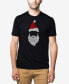 ფოტო #1 პროდუქტის Men's Premium Blend Santa Claus Word Art T-shirt
