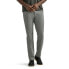 Lee® Flat Front Chino with Motion Flex Waistband Pant Men's 30x30 Gray Cotton