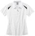 Фото #1 товара River's End Color Block Short Sleeve Polo Shirt Womens White Casual 1211-WBK