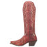 Фото #5 товара Dan Post Boots Silvie Leather Snip Toe Cowboy Womens Red Casual Boots DP4274