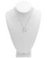 Фото #2 товара Macy's diamond Love Heart 18" Pendant Necklace (1/10 ct. t.w.) in Sterling Silver