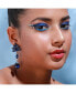 ფოტო #3 პროდუქტის Women's Blue Flora Teardrop Earrings