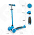 Фото #3 товара Mondo On&Go Tripper Scooter with 3 Wheels, PU Wheels and TPR Handles, Rear Safety Brake, Blue