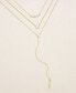 Фото #2 товара ETTIKA layered Opal Lariat Necklace, Set of 3