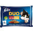 Фото #1 товара PURINA Fantastic Duo 4x85g cat food with ox and chicken and lamb and turkey 12 units