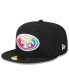 Фото #1 товара Men's Black San Francisco 49ers 2023 NFL Crucial Catch 59FIFTY Fitted Hat