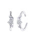 Star Cluster Design Sterling Silver Diamond Women Ear Cuff