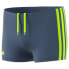 ADIDAS Classic 3 Stripes junior swim boxer Preloved Ink / Lucid Lemon, 13-14 лет - фото #1