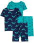 Фото #1 товара Kid 4-Piece PurelySoft Pajamas 7