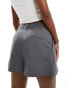 Фото #6 товара ASOS DESIGN high waist tailored shorts in grey