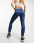 PUMA – Strong – Leggings in Metallic-Blau