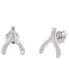 Women's Wishbone Stud Earrings